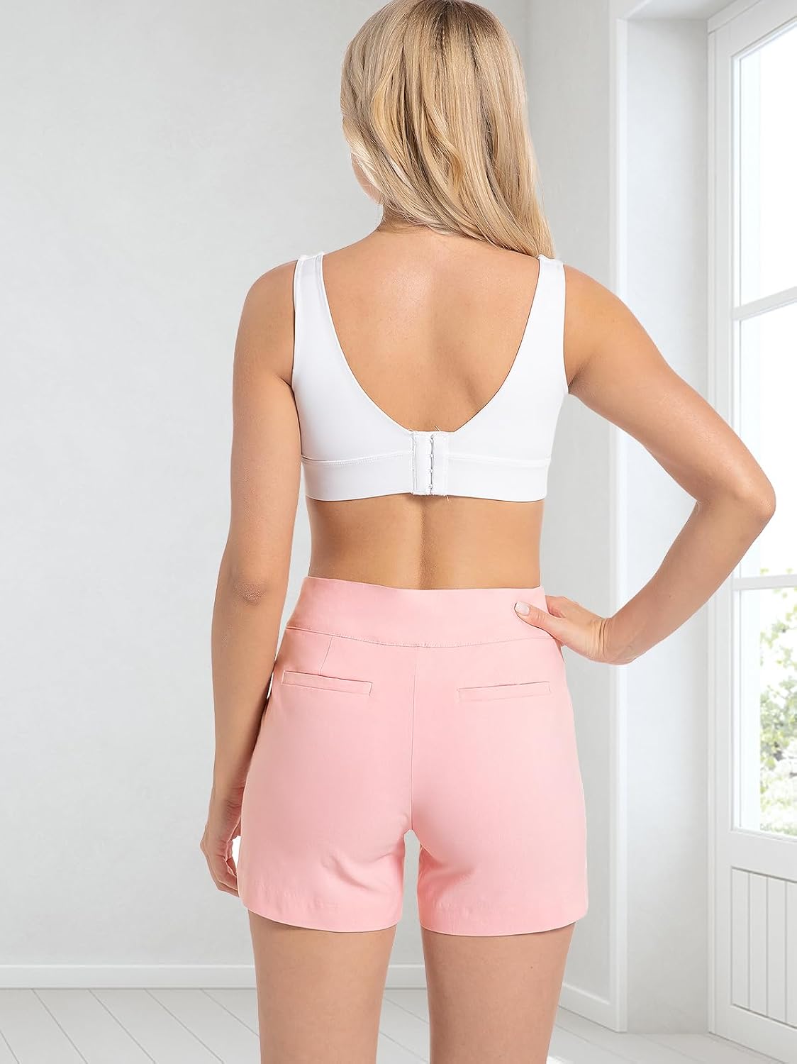 Ultimate Comfort High Waist Chino Shorts
